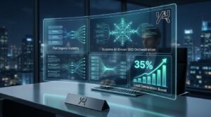 Flat Organic Visibility + Scalable AI‑Driven SEO Orchestration + 35% Lead Generation Boost